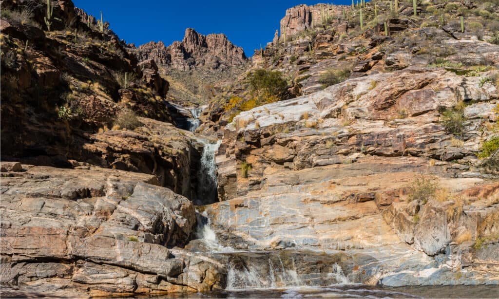 Seven Falls din Arizona