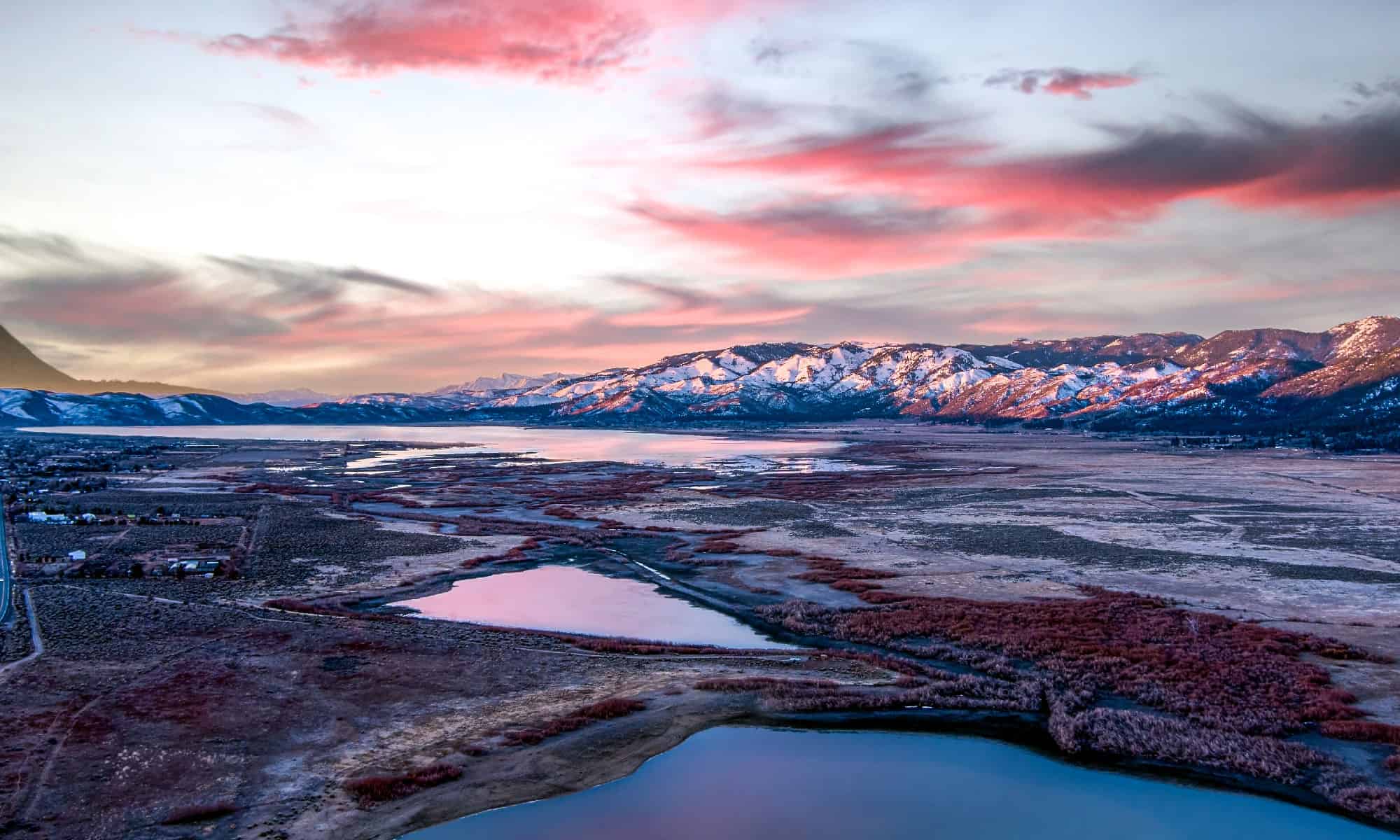 Cele mai mari zece lacuri din Nevada