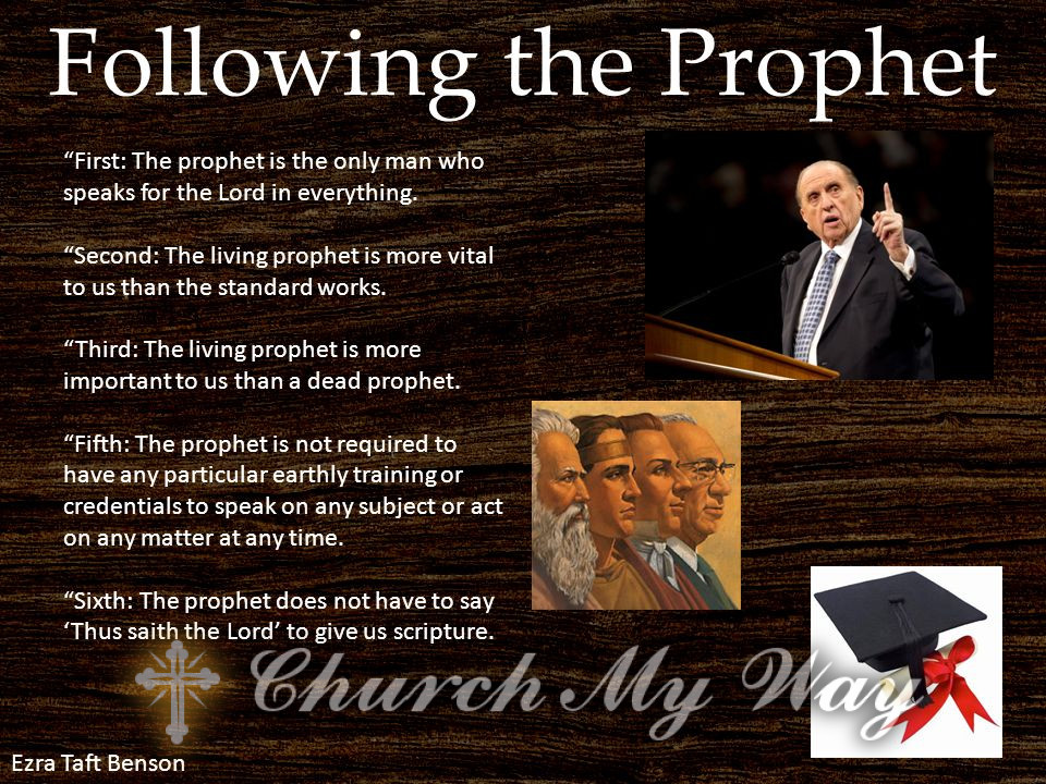 Importanța de a-l urma pe profet